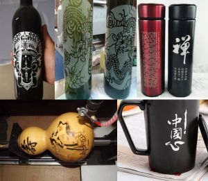 滁州天长酒瓶葫芦工艺品激光雕刻机